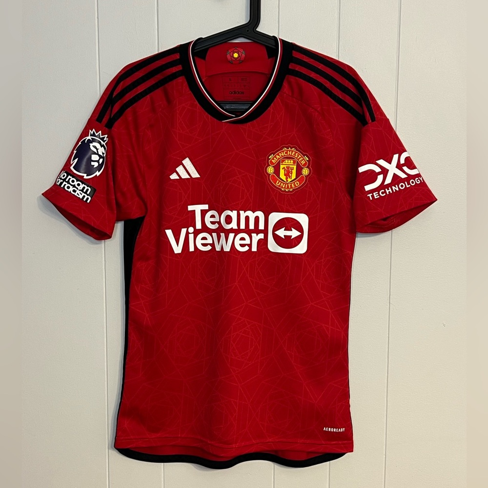 Adidas Manchester United Alejandro Garnach 2023-2024 home jersey Size S